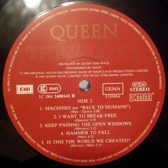 Queen : The Works (LP, Album)
