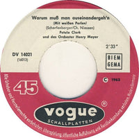 Petula Clark : Warum Muß Man Auseinandergeh'n (Mit Weißen Perlen) (7", Single)