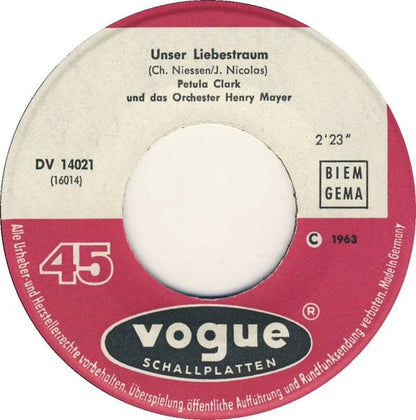 Petula Clark : Warum Muß Man Auseinandergeh'n (Mit Weißen Perlen) (7", Single)