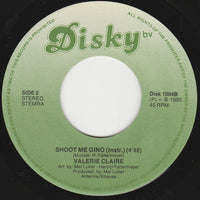 Valerie Claire : Shoot Me Gino (7", Single)