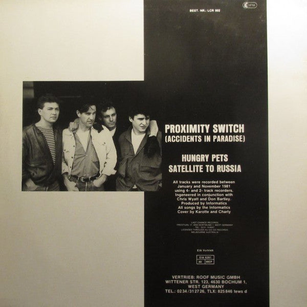 Informatics : Accidents In Paradise (12", EP, RE, RP, EfA)