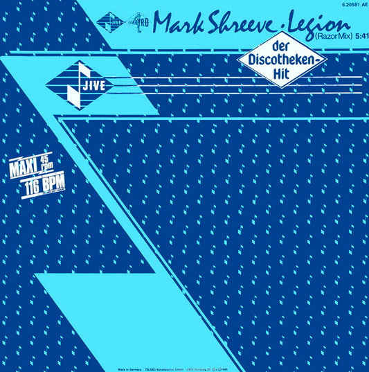 Mark Shreeve : Legion (Razor Mix) (12", Maxi)