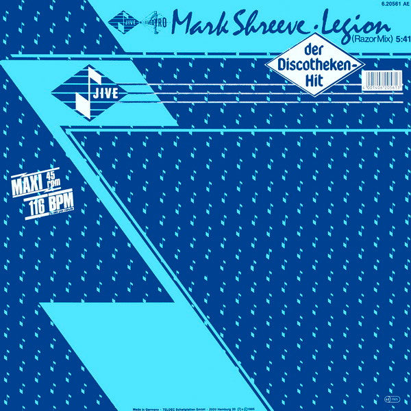 Mark Shreeve : Legion (Razor Mix) (12", Maxi)