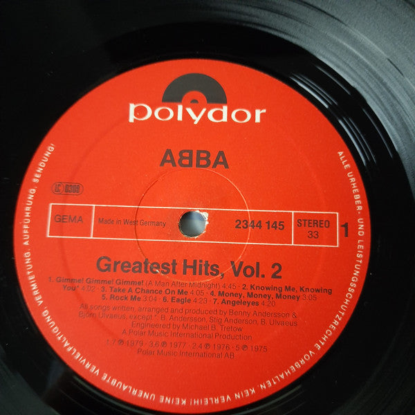 ABBA : Greatest Hits Vol. 2 (LP, Comp, Pap)