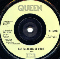 Queen : Las Palabras De Amor (The Words Of Love) (7", Single, Gre)