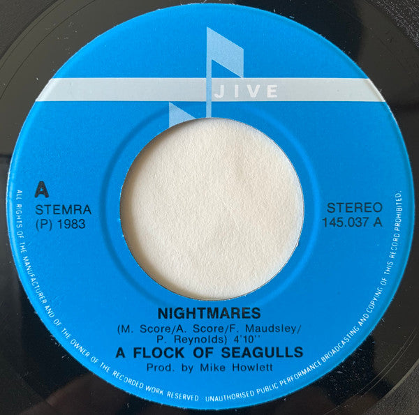 A Flock Of Seagulls : Nightmares (7", Single)