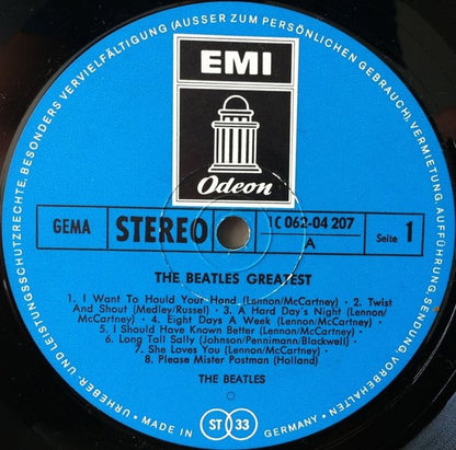 The Beatles : The Beatles' Greatest (LP, Comp, RE, Cir)