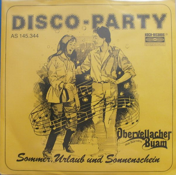 Obervellacher Buam : Disco-Party (7", Single)