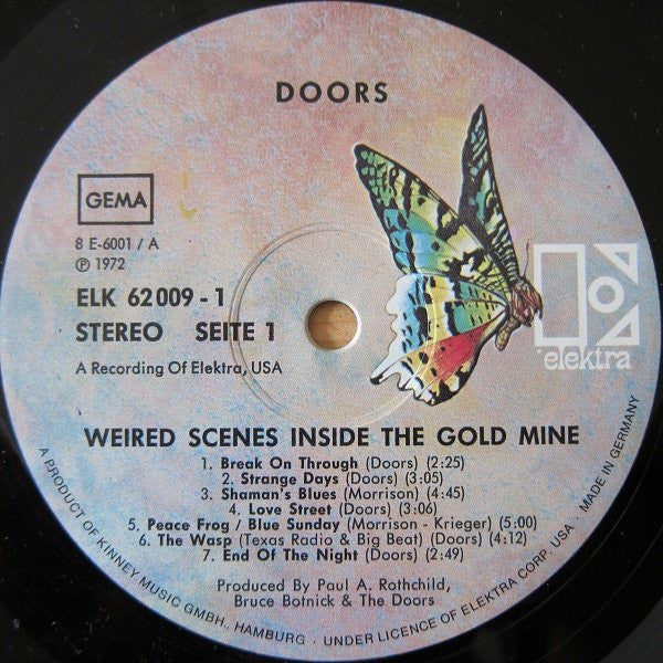 The Doors : Weird Scenes Inside The Gold Mine (2xLP, Comp, Gat)