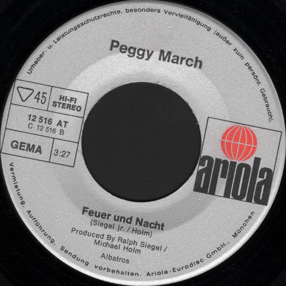 Peggy March : Das Sind Die Träume, Die Man So Träumt (7", Single)