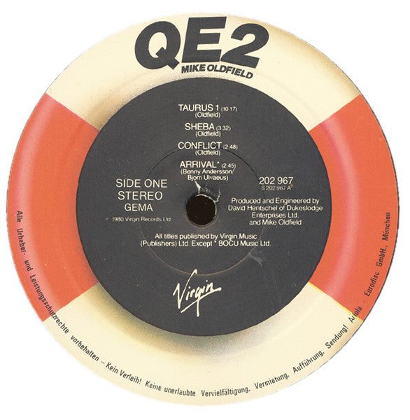 Mike Oldfield : QE2 (LP, Album, Swi)