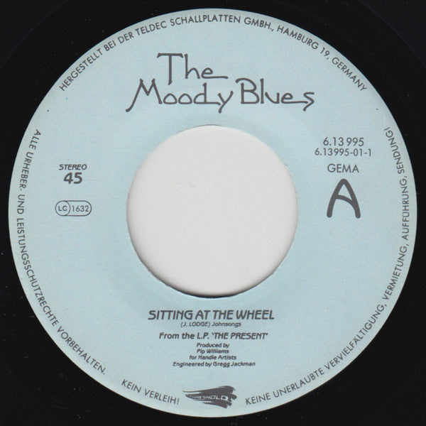 The Moody Blues : Sitting At The Wheel (7", Single)