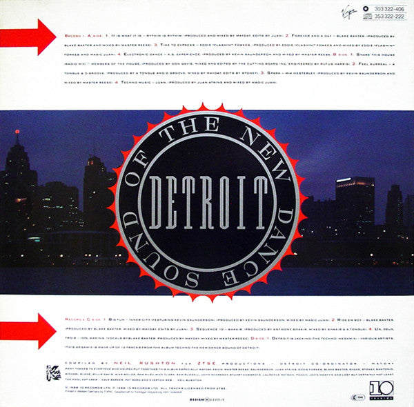 Various : Techno · The New Dance Sound Of Detroit (2xLP, Comp)