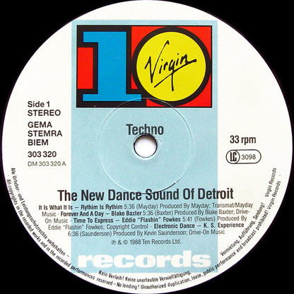 Various : Techno · The New Dance Sound Of Detroit (2xLP, Comp)