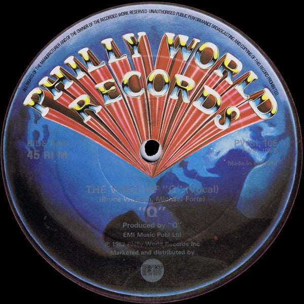 "Q"* : The Voice Of "Q" (12")