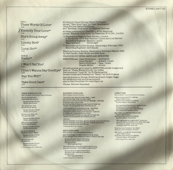 The New Eyes : New Eyes (LP, Album)