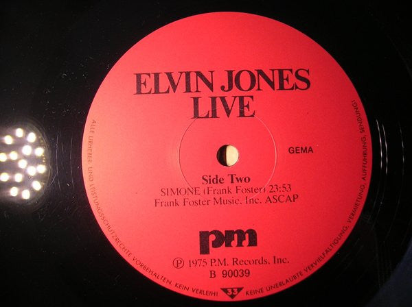 Elvin Jones : Live (LP, Album, RE)