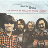 Creedence Clearwater Revival : Run Through The Jungle / Up Around The Bend (7", Single)