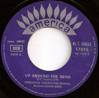 Creedence Clearwater Revival : Run Through The Jungle / Up Around The Bend (7", Single)
