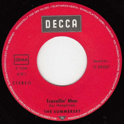 The Summerset* : Travellin' Man (7", Single)