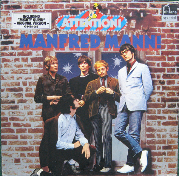 Manfred Mann : Attention! Manfred Mann! (LP, Comp, RE)