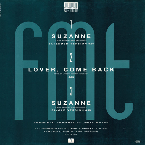 FMT Featuring Camilla* : Suzanne (12", Maxi)