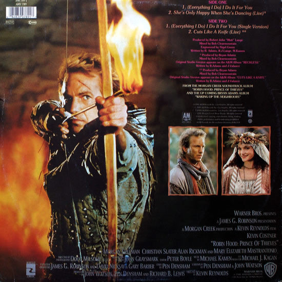 Bryan Adams : (Everything I Do) I Do It For You (12", Maxi)