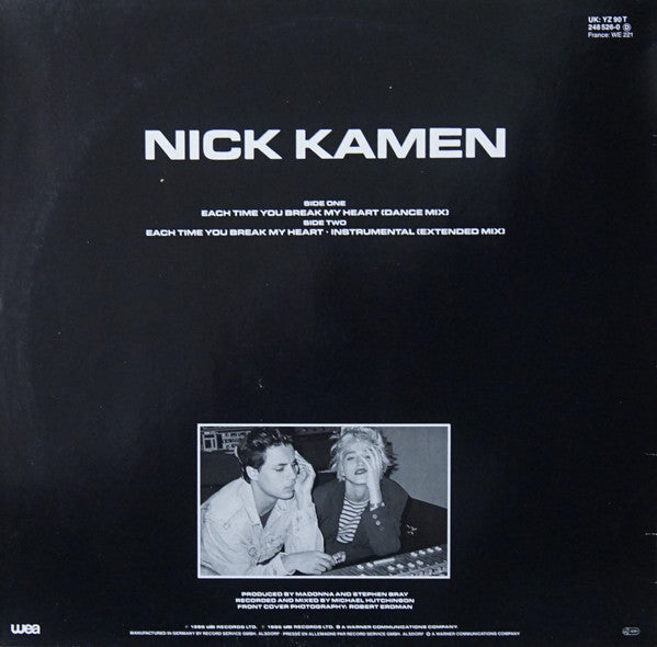 Nick Kamen : Each Time You Break My Heart (12")