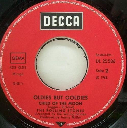 The Rolling Stones : Jumpin' Jack Flash / Child Of The Moon (7", Single, RE)