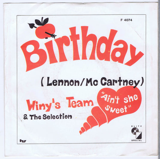 Winy's Team & The Selection : Birthday (7", Single)