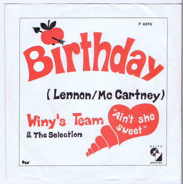Winy's Team & The Selection : Birthday (7", Single)