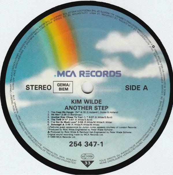 Kim Wilde : Another Step (LP, Album, Tel)