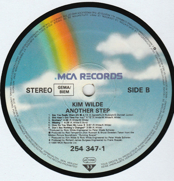 Kim Wilde : Another Step (LP, Album, Tel)