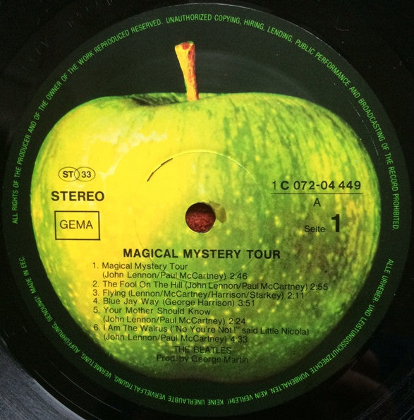 The Beatles : Magical Mystery Tour Plus Other Songs (LP, Comp, RE)