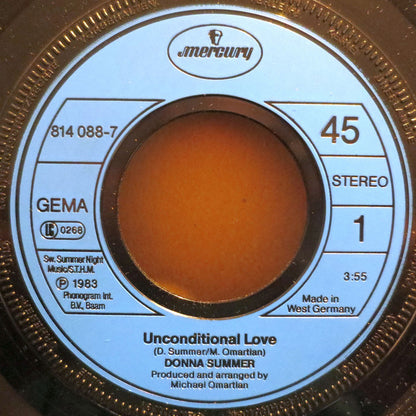 Donna Summer : Unconditional Love (7", Single)