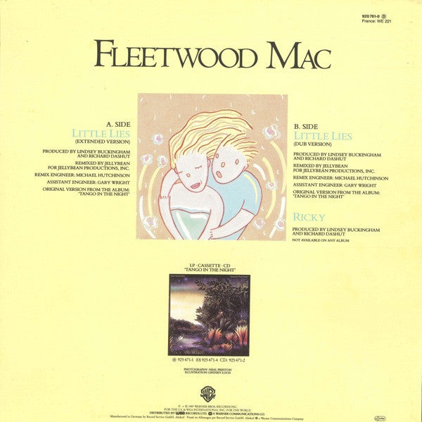 Fleetwood Mac : Little Lies (Extended Version) (12", Single)