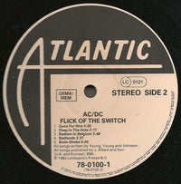 AC/DC : Flick Of The Switch (LP, Album, RP)