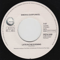 Simon & Garfunkel : Late In The Evening (7", Single)