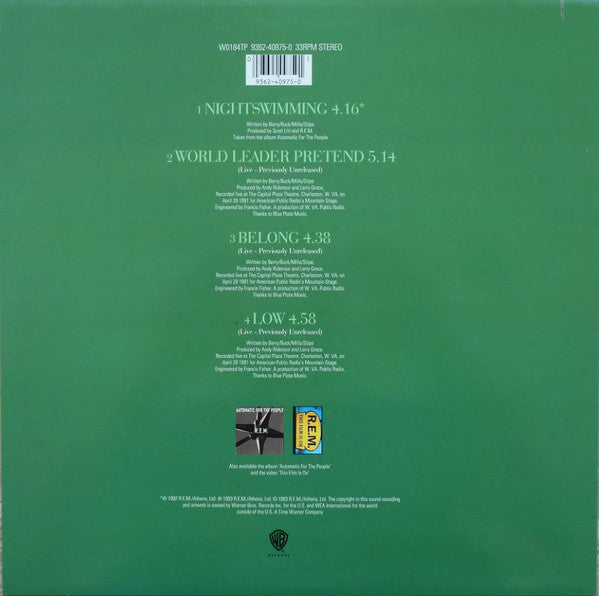 R.E.M. : Nightswimming (12", S/Sided, Pic)