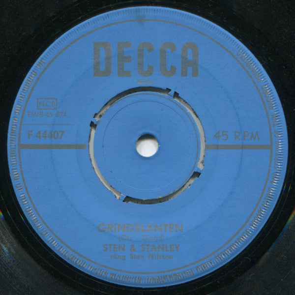 Sten & Stanley : Grindslanten / Cuckoo Waltz (7")