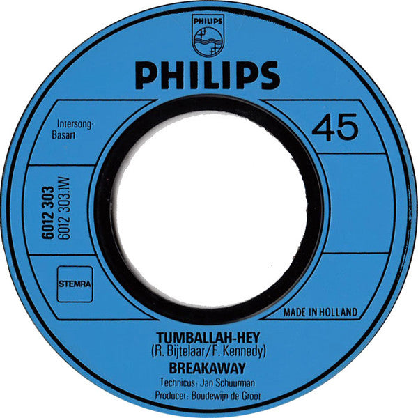 Breakaway (4) : Tumballah-Hey / Turning Wheel Of Fortune (7", Single)
