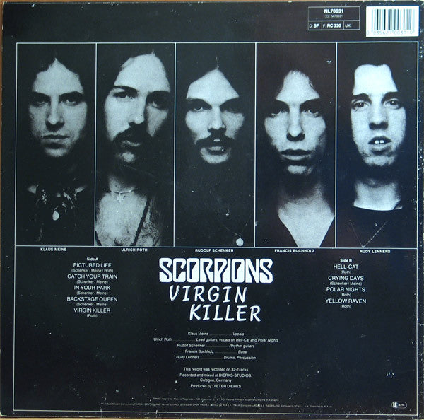 Scorpions : Virgin Killer (LP, Album, RE)