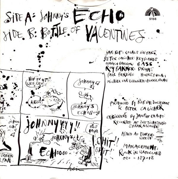 Jan Rot & The Trojans : Johnny's Echo (7", Single)