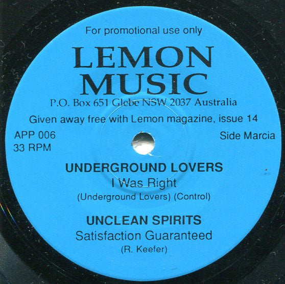 Various : Lemon Music (7", Promo)