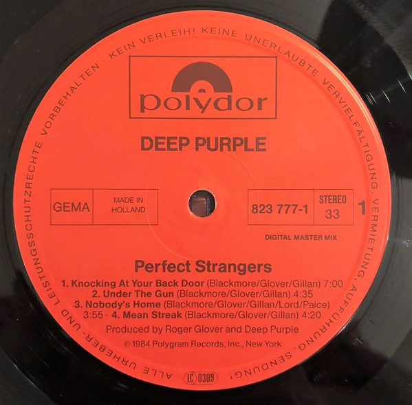 Deep Purple : Perfect Strangers (LP, Album)