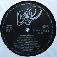 Jorge Villalón : Para Mis Amigos (Live) (LP, Album)