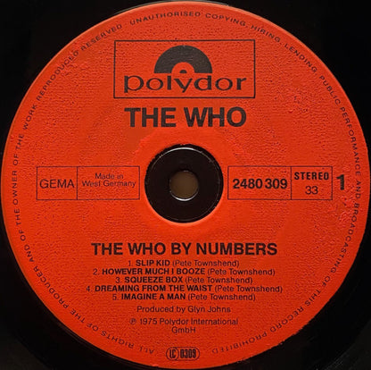 The Who : The Who By Numbers (LP, Album, RE)