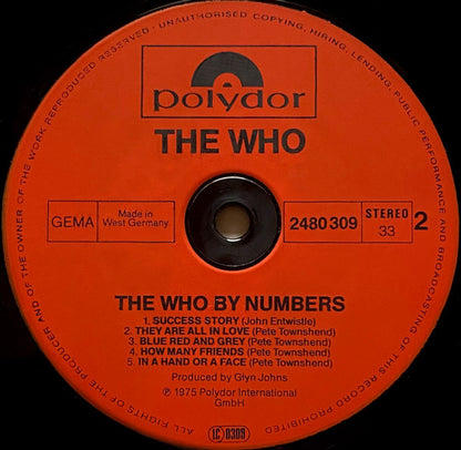 The Who : The Who By Numbers (LP, Album, RE)