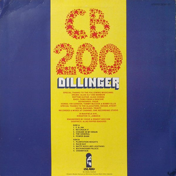 Dillinger : C.B. 200 (LP, Album, RP)