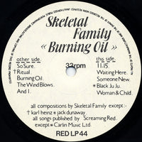 Skeletal Family : Burning Oil (LP, Album)